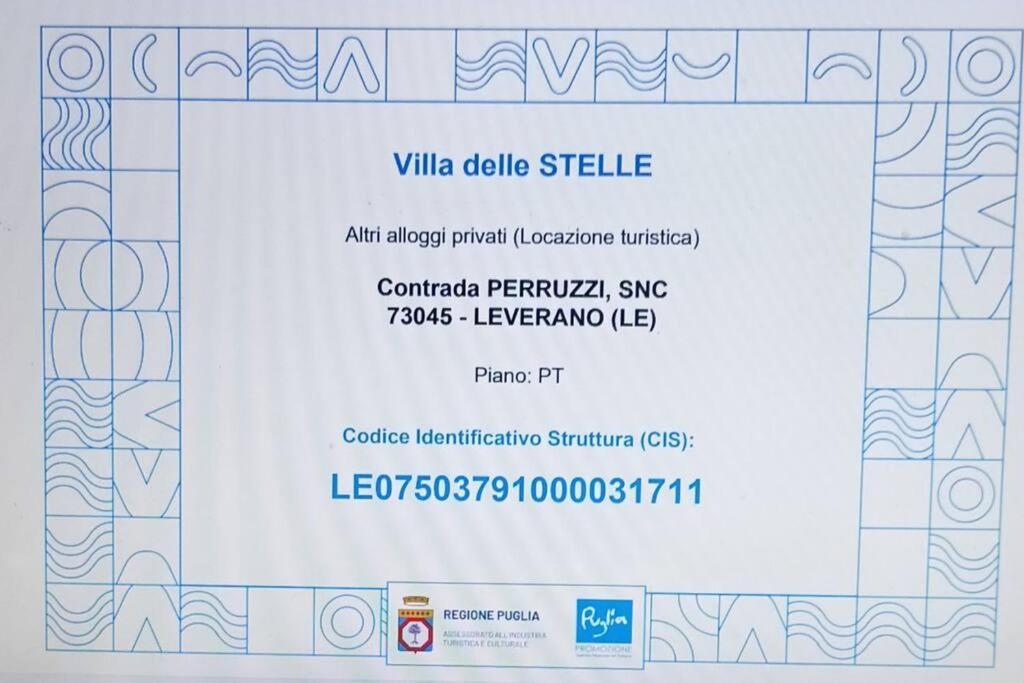 Villa Delle Stelle Con Piscina Leverano Exteriör bild